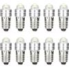 GutReise E5 (E5.5) Lampadine LED, 10PCS E5 Lampadine a vite DC3V 4.5V 6V 12V 24V Bianco freddo Bianco caldo 0.2Watt 6-7Lm (24V, Cold White)