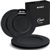 MIAMIO - 28 cm, Set di 4 piatti da portata/set di piatti in ceramica, set di stoviglie - piatti moderni, lavabili in microonde e in lavastoviglie - Collezione Oasis