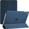 Generic Smart Case magnetica per iPad 2, 3 e 4 (9,7 pollici modelli più vecchi 2011-2012) - Cover con funzione di spegnimento automatico (blu)