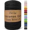 OurTop Corda Macramè, 3mm x 300m Filo Macrame Corda Macramè Filo Morbido Filato Macrame per Appendere La Parete, Fai Da Te, Artigianato, Lavori a Maglia, Lavori Decorativi(Nero)