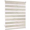 Victoria M. Tenda a Rullo Doppia Klemmfix 80 x 230 cm Texture Tipo Lino, Tenda Giorno Notte Senza Fori con Supporto Klemmfix