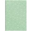Miquelrius - Quaderno scolastico 4x4 mm, Formato folio 215 x 309 mm, 80 fogli da 90 g/m², Quadretti con margine, Blocchi spiralati, Copertina rigida, Ideale per il ritorno a scuola