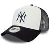 New Era York Yankees Frame Adjustable Trucker cap Team Colour Block White/Blue - One-Size