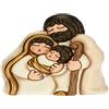 THUN - Soprammobile Sacra Famiglia - Decorazioni Natale Casa - Formato Medio - Ceramica - 14,5 x 9,5 x 16 h cm