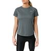 Under Armour Speed Stride Short-Sleeve T-Shirt, Grigio Pitch/Grigio Pitch/Riflettente (012), XS Donna