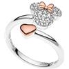 Disney Anello Bambine con Minnie Mouse in Argento.