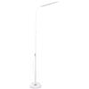 BEL AIR HOME - Lampada da Terra LED 8W | Serie OFFICE | 3 Temperature di Luce Regolabili 3000K-4000K-6000K | Design Moderno e Funzionale | Intensità Luminosa Regolabile, (BIANCO)
