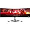 AOC Monitor 49'' LED VA Curvo Gaming Agon AG493UCX2 5120x1440 Quad HD Tempo di Risposta 4 ms Frequenza di Aggiornamento 165 (Hz)