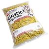Alevar Elastici in Gomma da Ufficio, Diametro 30 mm, Spessore 1,5 mm, Colore Giallo, Confezione in Busta da 1 kg