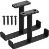 HAOCHEN Ganci da Soffitto per Garage, Set di 2 Ganci Pesanti, Supporto a Muro per Biciclette, Supporto a Soffitto per Sci, Gancio Muro per Scale, Pneumatici Auto, Attrezzi, portata fino a 25 kg