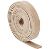 GORGECRAFT 2m*12.5mm*2mm Strisce di Cinturino in Vera Pelle Stringa Piatta in Pelle di Vacchetta Cordone Intrecciato Corda per Braccialetti Collana Creazione di Gioielli Portachiavi Pizzo, Tan