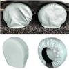 JNNJ 4 Pezzi Coperture per Pneumatici, Protezione per Pneumatici Resistente Alle Intemperie Copertura per Pneumatici, Copriruota Di Protezione Anti-UV Ruote Di Ricambio Per Camion Caravan(Grigio)