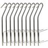 Croch Ganci per affumicatura, 10/20 pezzi, professionale, doppio gancio per affumicare pesci, 21 cm, ., 10 pezzi