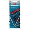 Prym 211360 - Ferri circolari per lavorare a maglia, in alluminio, 40 cm, 5,50 mm, colore: Grigio