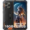 Blackview Rugged Smartphone 2024 BV5300Plus, 16GB+128GB/1TB Espandibile Helio G72 Octa-core, 6.1HD+, 6580mAh, Telefono Indistruttibile Android 13, Face ID/OTG/GPS/Doppia SIM 4G/IP68/IP69K