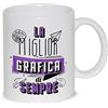 thedifferent Tazza Colazione Latte thè Mug Relax con grafica - La miglior Grafica di sempre - idea regalo Compleanno Natale Amica Mamma Nonna Sorella Zia