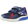 Geox J CIBERDRON Boy B - Scarpe da Ginnastica Bambino, Dk Grey/Yellow,