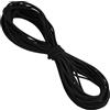 AERZETIX - C67772 - Cordone elastico rotondo 9.5 metri - diametro 2.5mm - colore nero