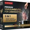 SilverRack Rotoli Sottovuoto per Macchina Sottovuoto [2 Rotoli] in (20x600 cm) - Rotoli in pellicola sottovuoto per macchina sottovuoto - Rotoli per macchina per sigillatrice per pellicola