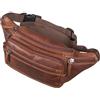 STILORD 'Zion' Marsupio in Pelle Vintage Moderno Uomo Donna Borsa a Vita in Cuoio Vero Borsello con Cerniere Resistente alla Moda, Colore:porto - cognac