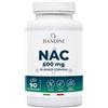 Bandini® NAC N-Acetil-Cisteina 600mg - 90 Compresse con Acetyl Cisteina - Fornitura 3 mesi - Altamente Dosato - Sostiene le Difese Immunitarie - Precursore del Glutatione - Senza Additivi & 100% Vegan