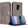 JayModCase Custodia per Samsung Galaxy S9+ / S9 Plus, Flip Portafoglio Pelle Cover con [Slot Schede] [Magnetico] [Cavalletto] Antiurto Compatibile con Samsung S9+ - Grigio