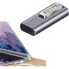 Hsupez Adattatore magnetico USB C per MacBook Pro/Air - USB C a punta a T magnetica per MacBook Pro/Air dopo il 2012 PD 45W-100 W, convertitore da USB C a punta magnetica - Cavo Magsafe 2, 100 W da C a C
