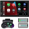 AWESAFE Universale Autoradio 2 DIN con CarPlay Android Auto MP5 Car Radio