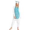 COSTUME UNICORNO BIMBA 7/9 ANNI PIGIAMONE TUTA CON CAPUCCIO PER