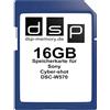 DSP Memory Scheda di Memoria da 16 GB per Sony Cyber-Shot DSC-W570