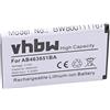 vhbw Li-Ion batteria 900mAh (3.7V) compatibile con cellulari e smartphone Samsung GT-S3830U, GT-S5260, GT-S5260 II, GT-S5292, GT-S5292R, GT-S5296, GT-S5510