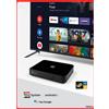 TELE System Decoder Telesystem UP T2 4K tv box Android 10 Netflix Dazn smart ricevitore wifi