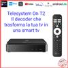TELE System Decoder Android tv Ricevitore Digitale Terrestre Telesystem ON T2 HD 1080P Wifi