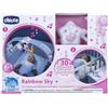 ARTSANA Chicco Gioco Arco Lettino Rainbow Sky, Pannello Lettino 2-in-1 a Forma di Arcobaleno con Luci e Suon