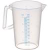 ChefSubito Professional ITP931D Caraffa graduata 1 lt impugnatura chiusa con doppia scala