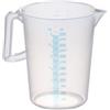 ChefSubito Professional ITP951D Caraffa graduata 3 lt impugnatura chiusa con doppia scala