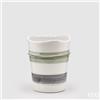 Enzo De Gasperi EDG Enzo De Gasperi Vaso Fenice Fasce in Ceramica H32 D28 cm