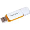 Philips Clé USB 2.0 Philips FM12FD75B 00 Snow Edition 128 Go Blanc et orange