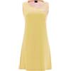 FREDDY - Abito Smanicato in Jersey con Stampa Foliage in Tono, Donna, Fuxia, Large