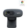 Logitech C270 HD webcam 3 MP 1280 x 720 Pixel USB 2.0 Nero 960-001063
