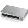Zyxel GS1005HP Non gestito Gigabit Ethernet (10/100/1000) Supporto Power over Ethernet (PoE) Argento GS1005HP-EU0101F