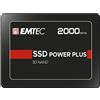 Emtec X150 2.5" 2000 GB Serial ATA III 3D NAND ECSSD2TGX150