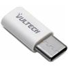 Vultech ADP-01P adattatore per inversione del genere dei cavi USB Type-C Micro-USB Bianco ADP-01P