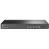 TP-LINK TL-SG3210XHP-M2 switch di rete Gestito L2+ 2.5G Ethernet (100/1000/2500) Nero TL-SG3210XHP-M2