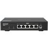 QNAP QSW-1105-5T switch di rete Non gestito Gigabit Ethernet (10/100/1000) Nero QSW-1105-5T
