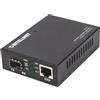Intellinet 508193 convertitore multimediale di rete 10000 Mbit/s Nero I-ET 10GRJ-SFP