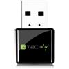 Techly I-WL-USB-300TY scheda di rete e adattatore WLAN 300 Mbit/s I-WL-USB-300TY