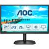 AOC B2 24B2XH Monitor PC 60,5 cm (23.8") 1920 x 1080 Pixel Full HD LED Nero 24B2XH