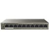 Tenda TEF1110P-8-63W switch di rete Non gestito Fast Ethernet (10/100) Supporto Power over Ethernet (PoE) Nero TENTEF1110P-8-63W