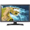 LG Monitor LG HD 24TQ510S-PZ TV 23.6" Smart TV Nero, Grigio 24TQ510S-PZ